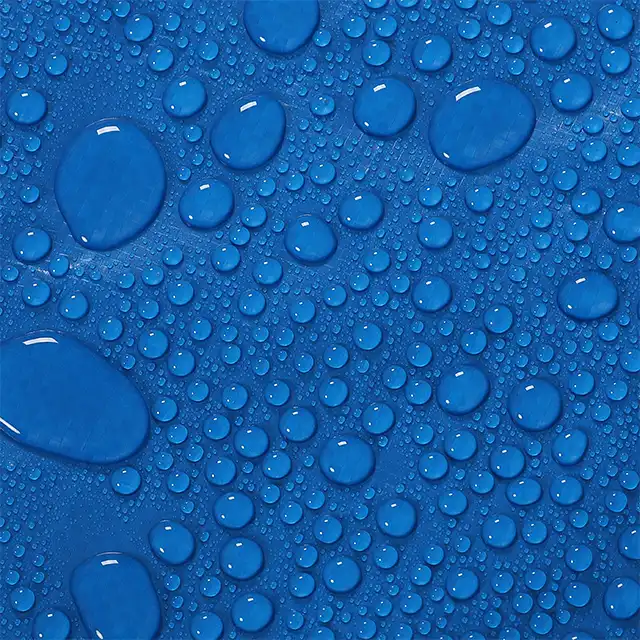 Blue/Blue Waterproof Heavy Duty PE Tarpaulin