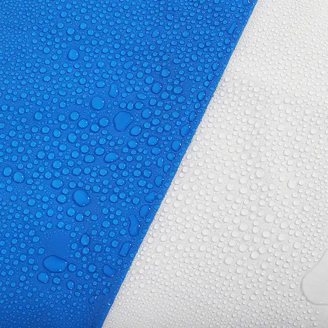 Blue/White Waterproof Heavy Duty PE Tarpaulin