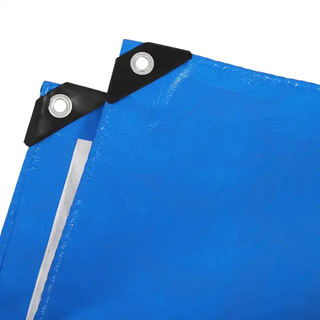 Blue/White Waterproof Heavy Duty PE Tarpaulin Blue/White Waterproof Heavy Duty PE Tarpaulin