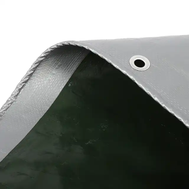 Silver/Army green Waterproof Heavy Duty PE Tarpaulin Silver/Army green Waterproof Heavy Duty PE Tarpaulin
