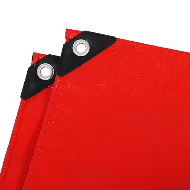 red pe tarpaulin