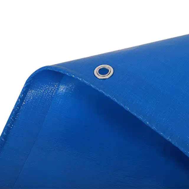 blue tarpaulin
