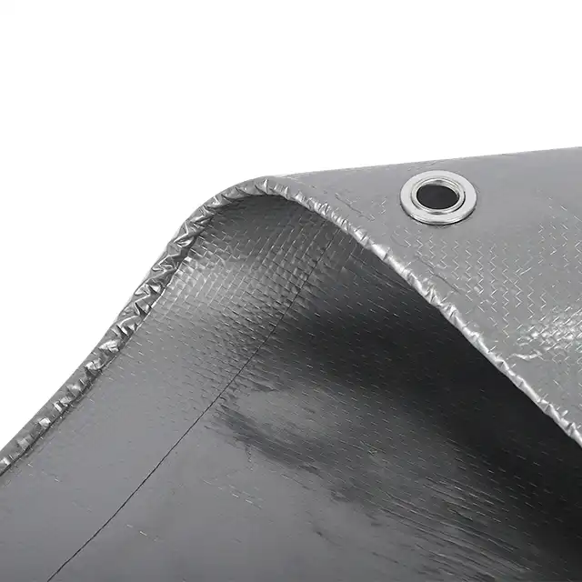 silver tarpaulin